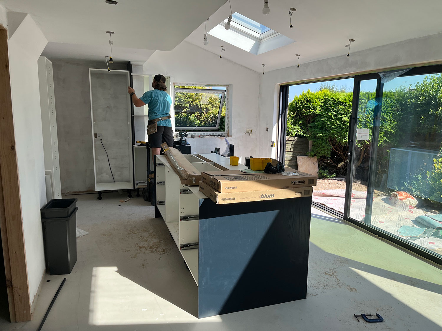 An image of JRD Joinery fitting a high end kitchen.